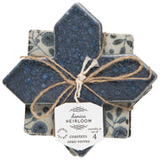 Heirloom - Calendula Coasters Set of 4 Home & Kitchen