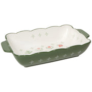 Heirloom - Camellia Stoneware Baking Dish Home & Kitchen
