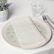 Heirloom - Dove Gray Chambray Napkins Set of 4 Home & Kitchen