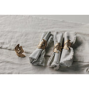 Heirloom - Dove Gray Chambray Napkins Set of 4 Home & Kitchen