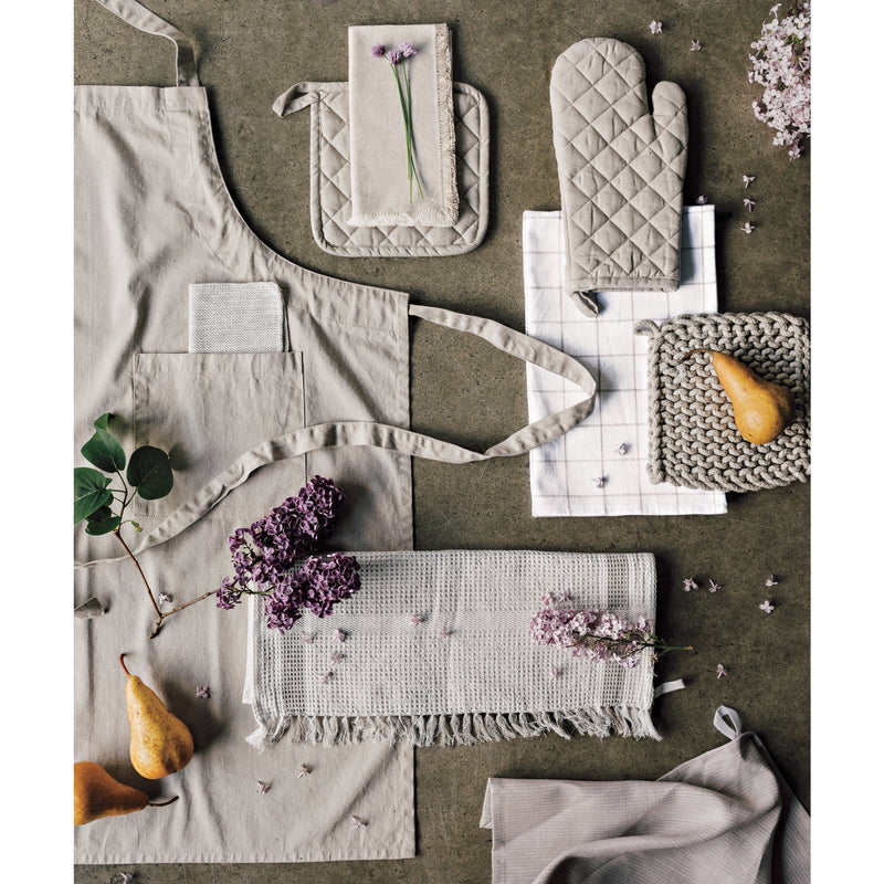 Heirloom - Dove Gray Soft Waffle Dishtowel Home & Kitchen