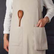 Heirloom - Dove Gray Stonewash Apron Home & Kitchen
