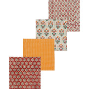 Heirloom - Field Block Print Napkins Set of 4 Home & Kitchen