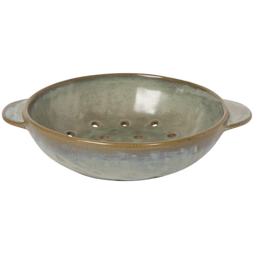 Heirloom - Gray Stoneware Fruit Bowl 7 inch Home & Kitchen