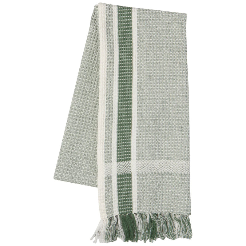Heirloom - Jade Green Soft Waffle Dishtowel Home & Kitchen