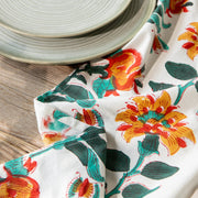 Heirloom - Marigold Block Print Dishtowel Home & Kitchen