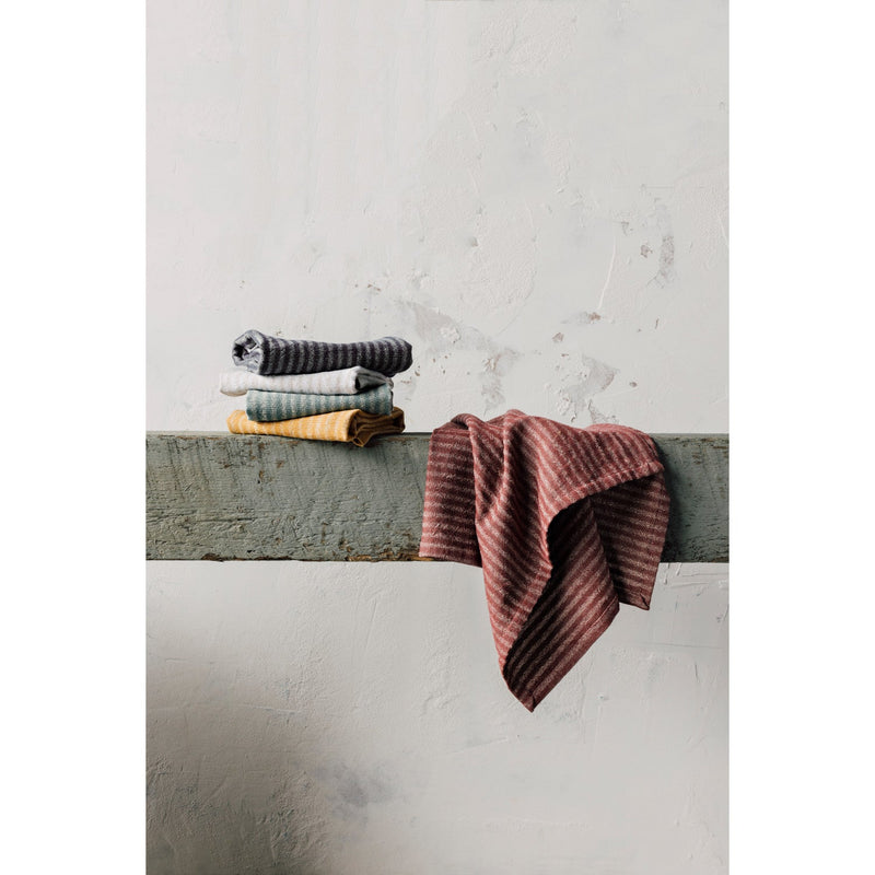 Heirloom - Midnight Stripe Linen - Cotton Dishtowel Home & Kitchen