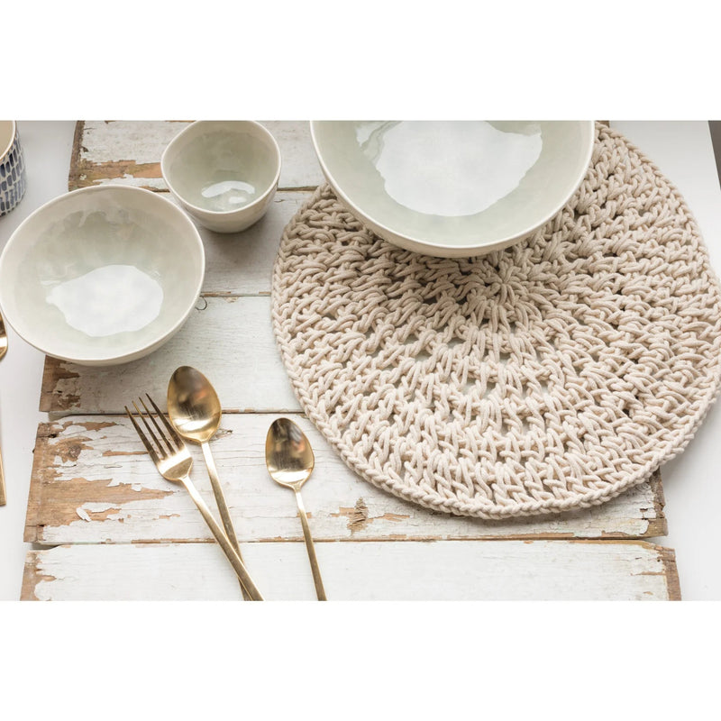 Heirloom - Natura Hand - Knotted Placemat Home & Kitchen