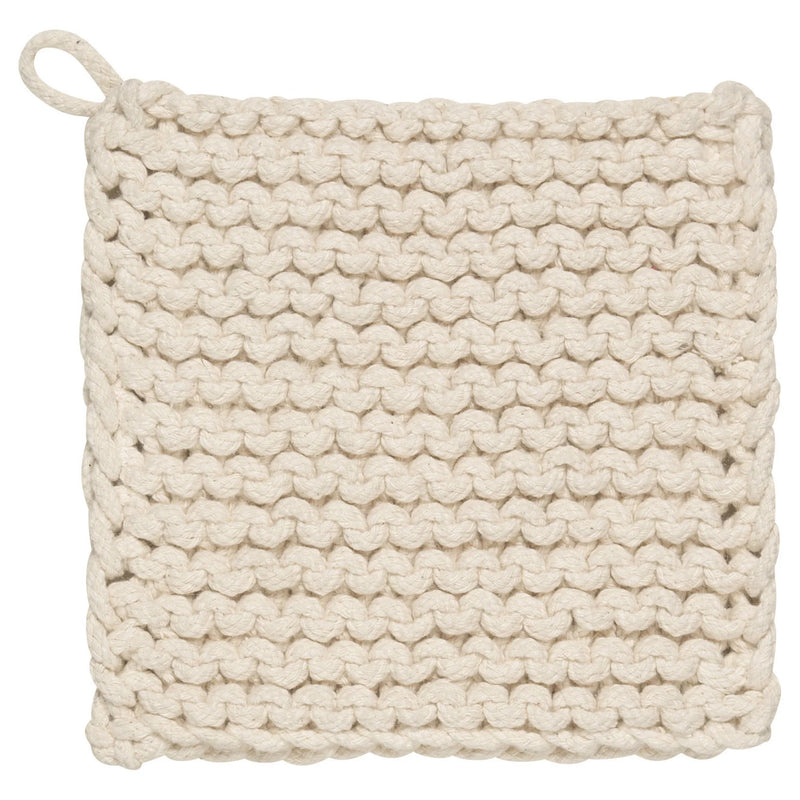 Heirloom - Natural Knit Potholder Home & Kitchen