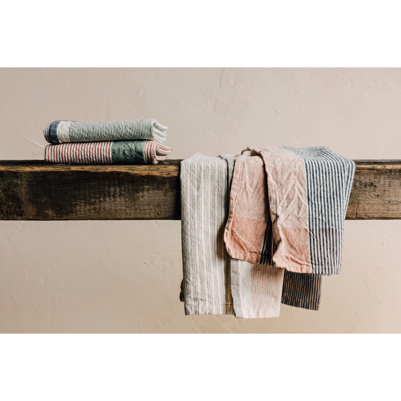 Heirloom - Nectar Array Stripe Dishtowel Set of 2 Home & Kitchen