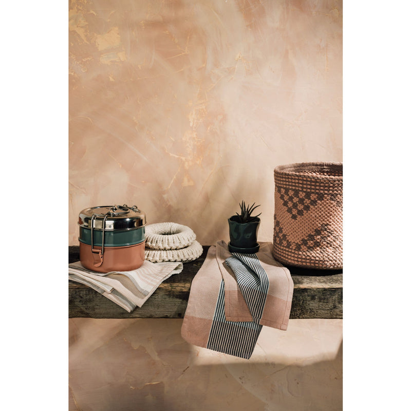 Heirloom - Nectar Array Stripe Dishtowel Set of 2 Home & Kitchen