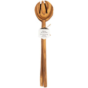 Heirloom - Olive Wood Salad Servers Set of 2 Home & Kitchen