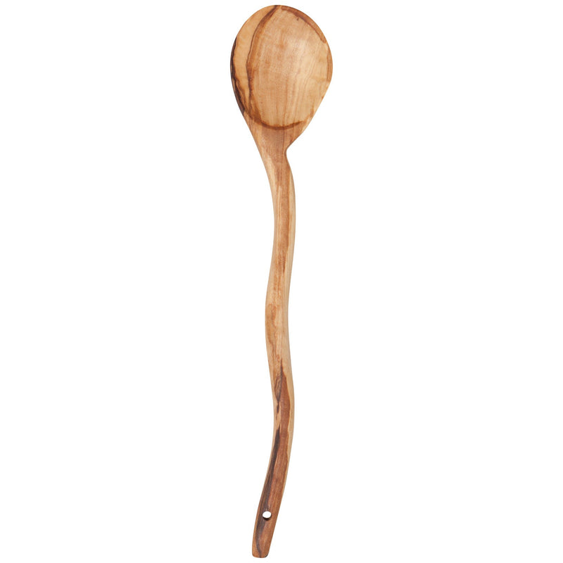 Heirloom - Olive Wood Wavy Salad Servers Set of 2 Home & Kitchen