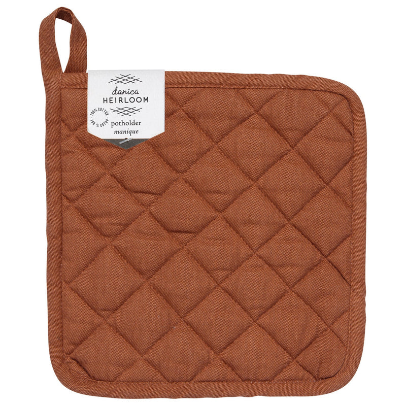 Heirloom - Potholder Stonewash Cinnamon Stick Home & Kitchen