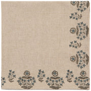 Heirloom - Salvia Block Print Napkins Set of 4 Home & Kitchen