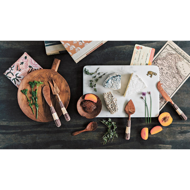 Heirloom - Serving Board Marble White Home & Kitchen