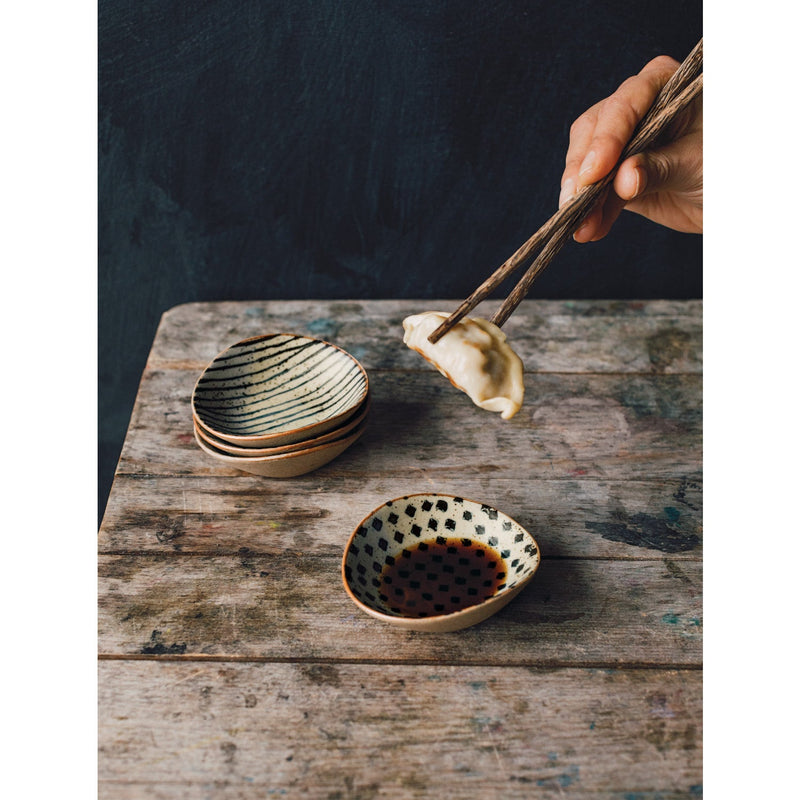 Heirloom - Set/4 Element Dip Dish Unite | Gray Home & Kitchen