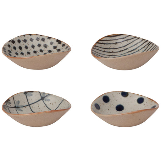 Heirloom - Set/4 Element Dip Dish Unite | Gray Home & Kitchen