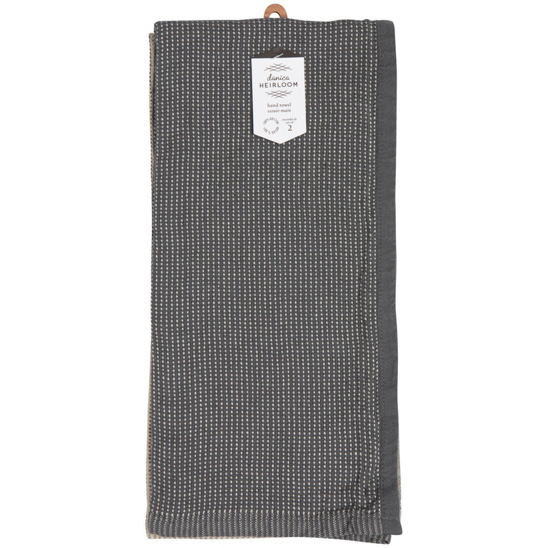 Heirloom - Shadow Dash Hand Towels Set of 2 Home & Kitchen