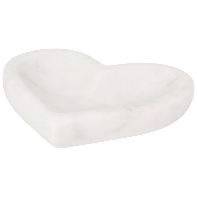 Heirloom - Shaped Dish 4in Heart Marble Home & Kitchen