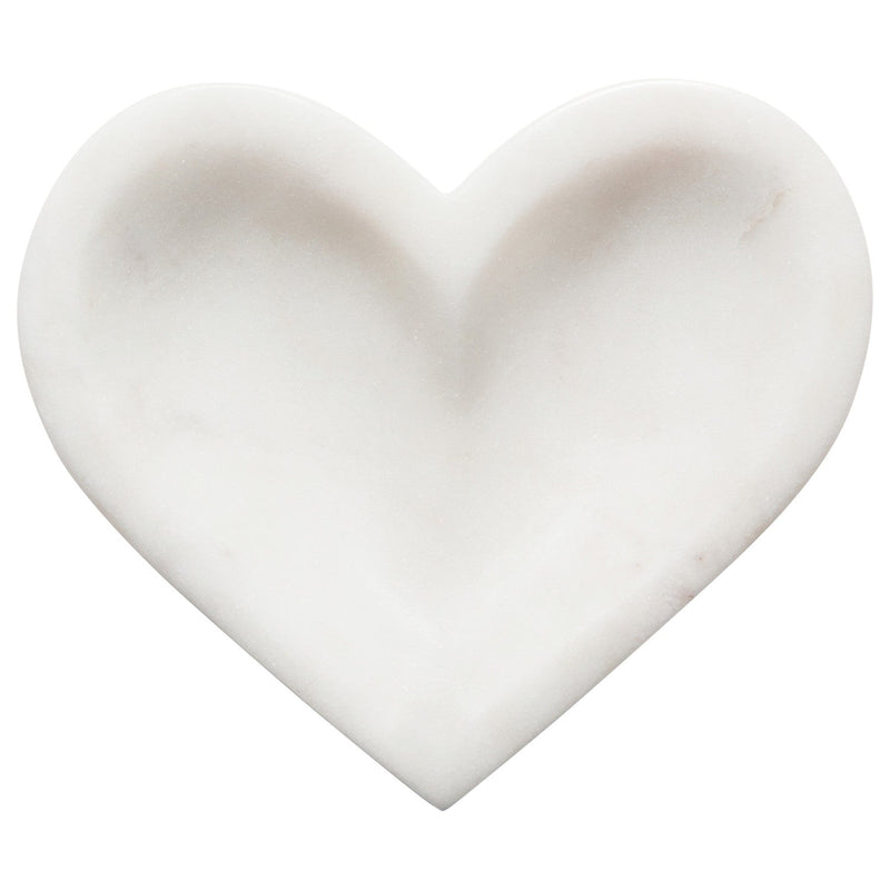 Heirloom - Shaped Dish 4in Heart Marble Home & Kitchen