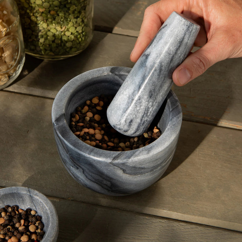 Heirloom - Slate Marble Mortar and Pestle Large Home & Kitchen