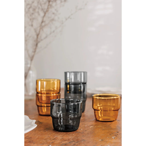 Heirloom - Stackable Drinking Glass 13 oz - Smoke Home & Kitchen