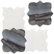 Heirloom - Tesselate Marble Coasters Set of 4 Home & Kitchen