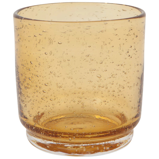 Heirloom - Tumbler 12oz Bubbled Amber Home & Kitchen