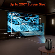 Hypergear - Portable Projector 720p with Bluetooth, Apps & Built - In Speaker