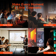 Hypergear - Portable Projector 720p with Bluetooth, Apps & Built - In Speaker