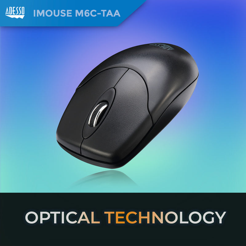 Adesso - Typ Desktop full size mouse (TAA Compliant)