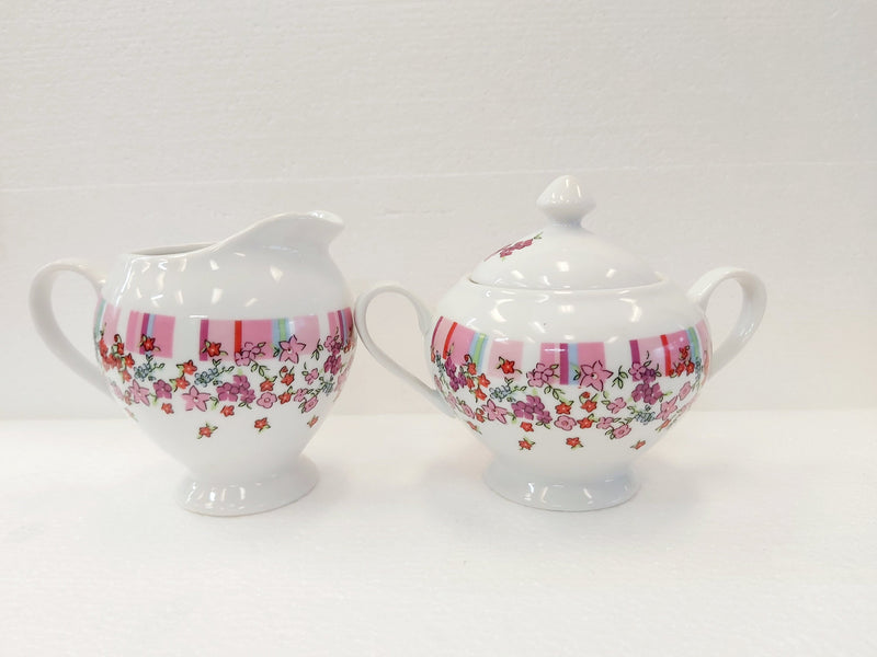 Luminarc – Liberty Sugar Bowl & Creamer Set – 4 in – 2 Pieces – product view