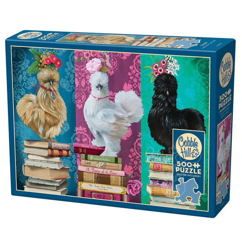 Cobble Hill - 500 Piece Jigsaw Puzzle - Silkies