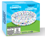 Incredible - Confetti 2 Ring Inflatable Pool Toys & Games