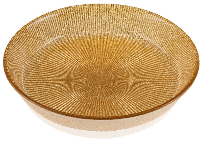 IVV - Noel - Glass fruit bowl rose gold glitter decoration