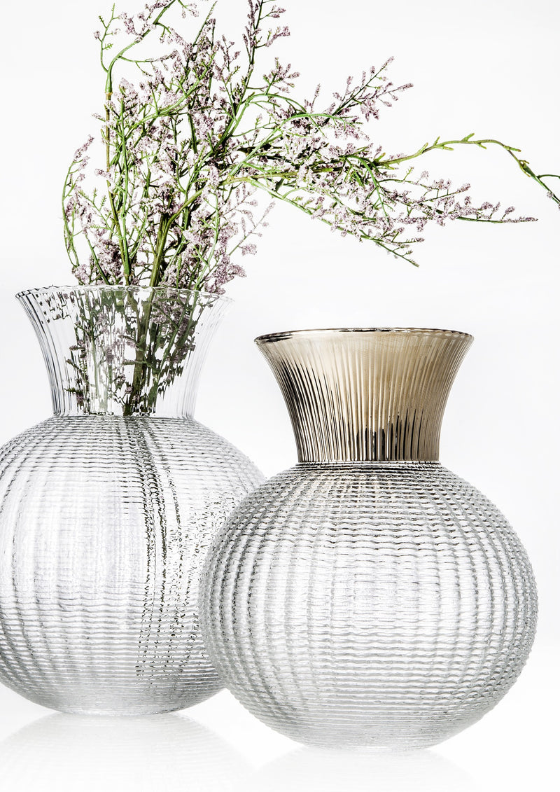 IVV - Ophelia - Vaso in vetro trasparente I Vase in clear glass
