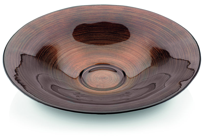 IVV - Bombay - Centerpiece in tobacco decorated glass
