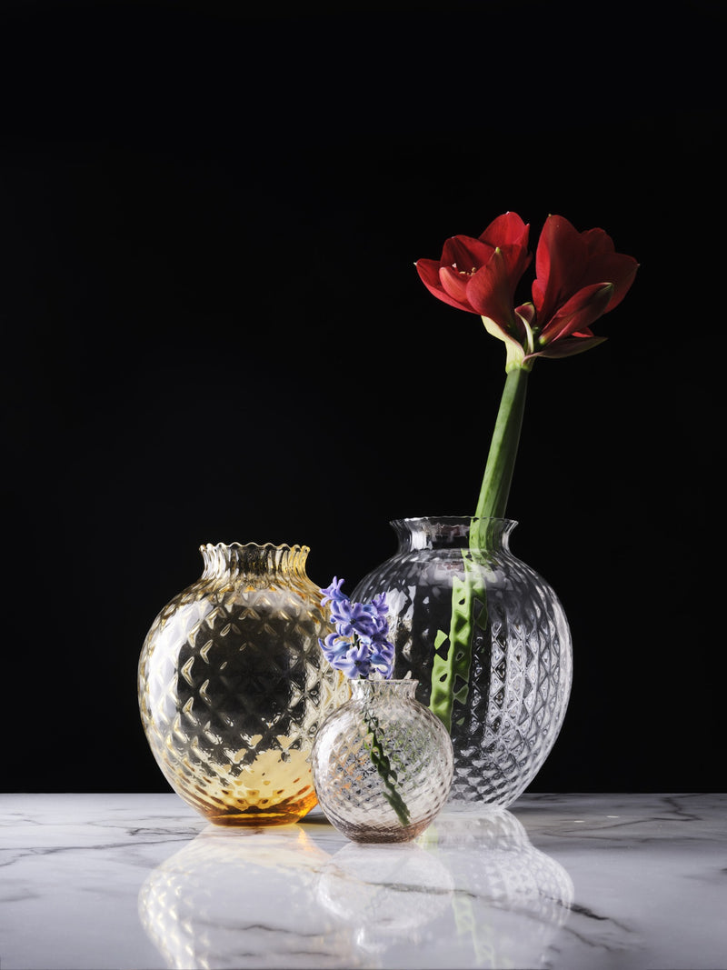 IVV - Infiore - Vase in amber mass colored glass
