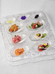 IVV - All In One - Rectangular relish tray I 3 sections in clear glass - image 5