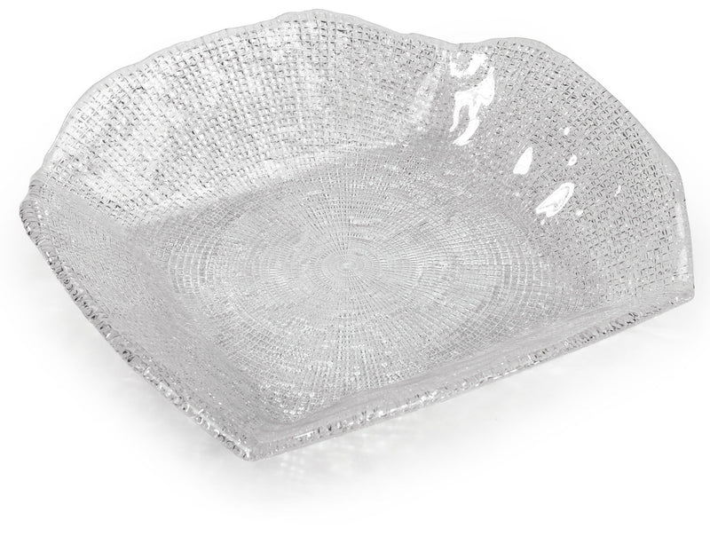 IVV - Diamante' - Square fruit bowl in clear glass