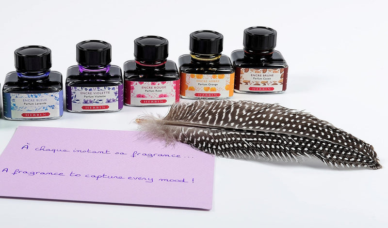 Jacques Herbin - Cocoa Scented Ink 30ml Office Supplies