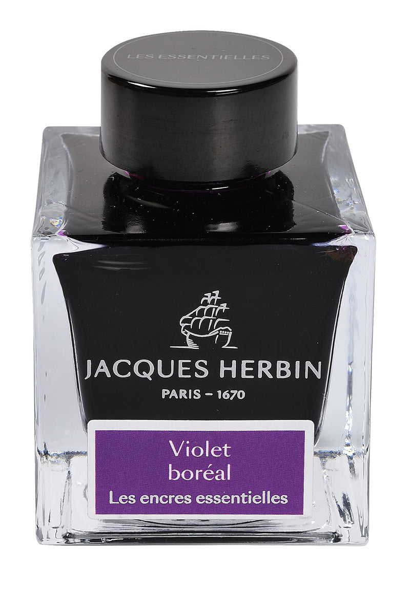 Jacques Herbin - Ink Bottle Violet | 50 mL Office Supplies