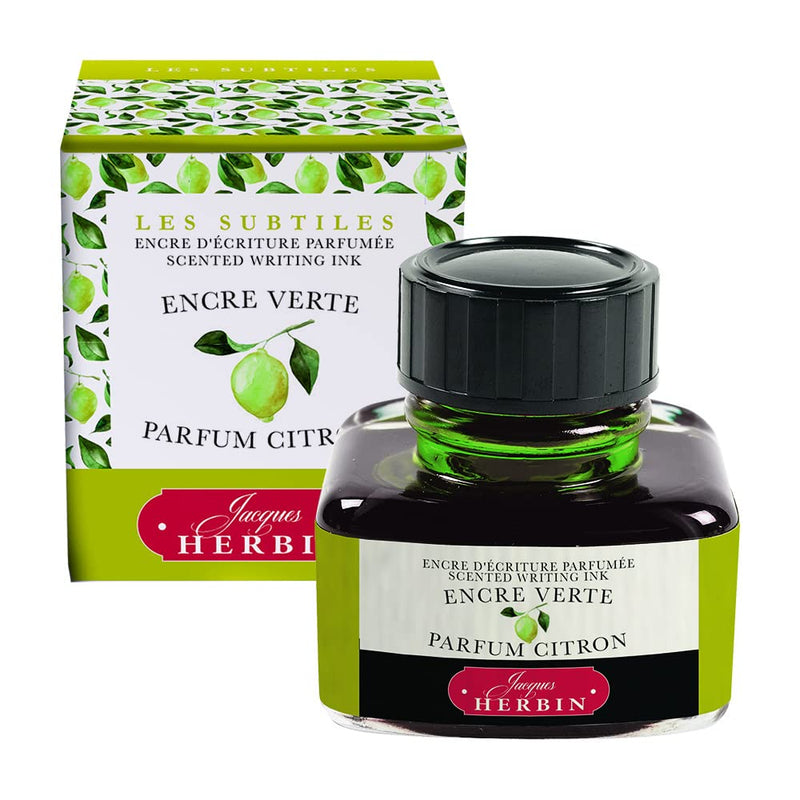 Jacques Herbin - Lime Scented Ink 30ml Office Supplies