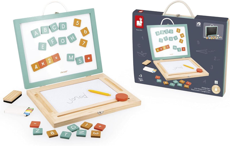 Janod - 4 - IN - 1 BOARD Games & Toys