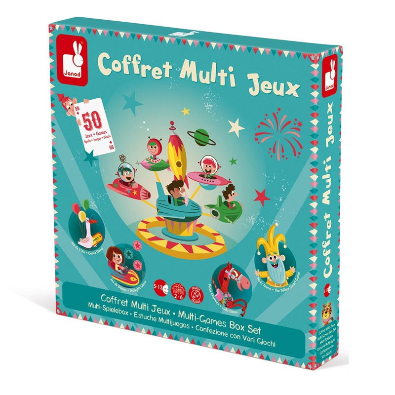 Janod - Carrousel Multi - Games BOX Set Toys & Games