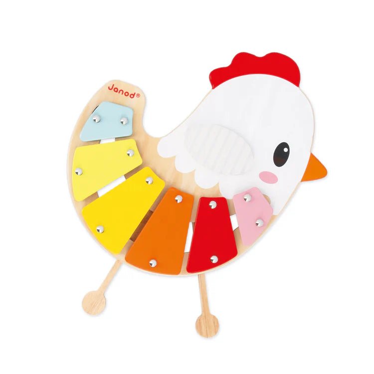 Janod - CHICKEN XYLOPHONE - THE FARM Toys & Games