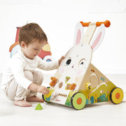 Janod - FARM: RABBIT BABY WALKER Toys & Games