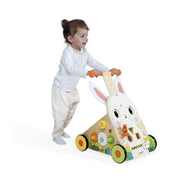 Janod - FARM: RABBIT BABY WALKER Toys & Games