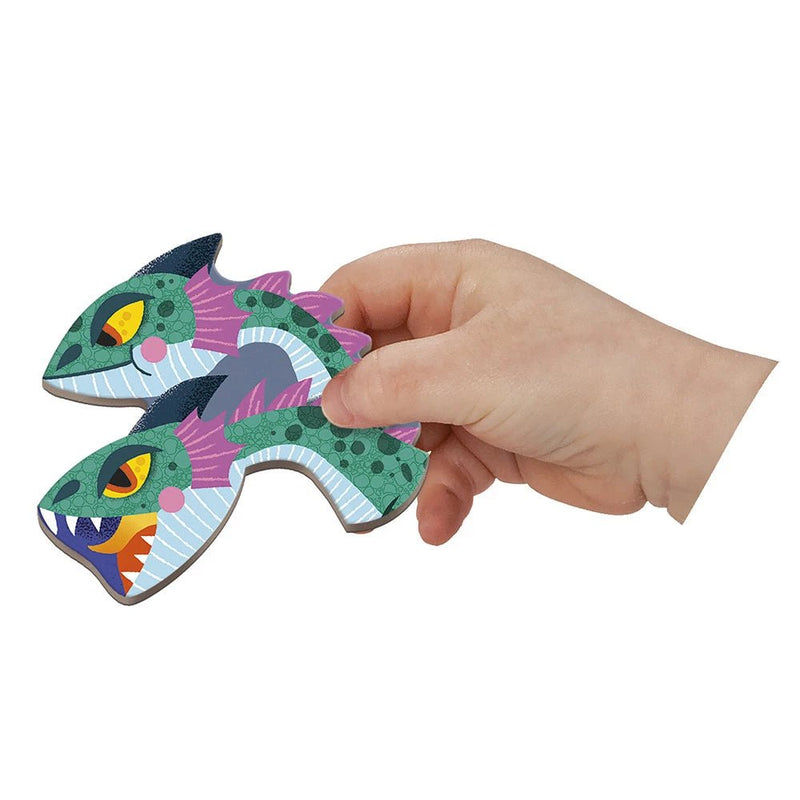 Janod - Magneti'book Dragons, 53 magnets Games & Toys